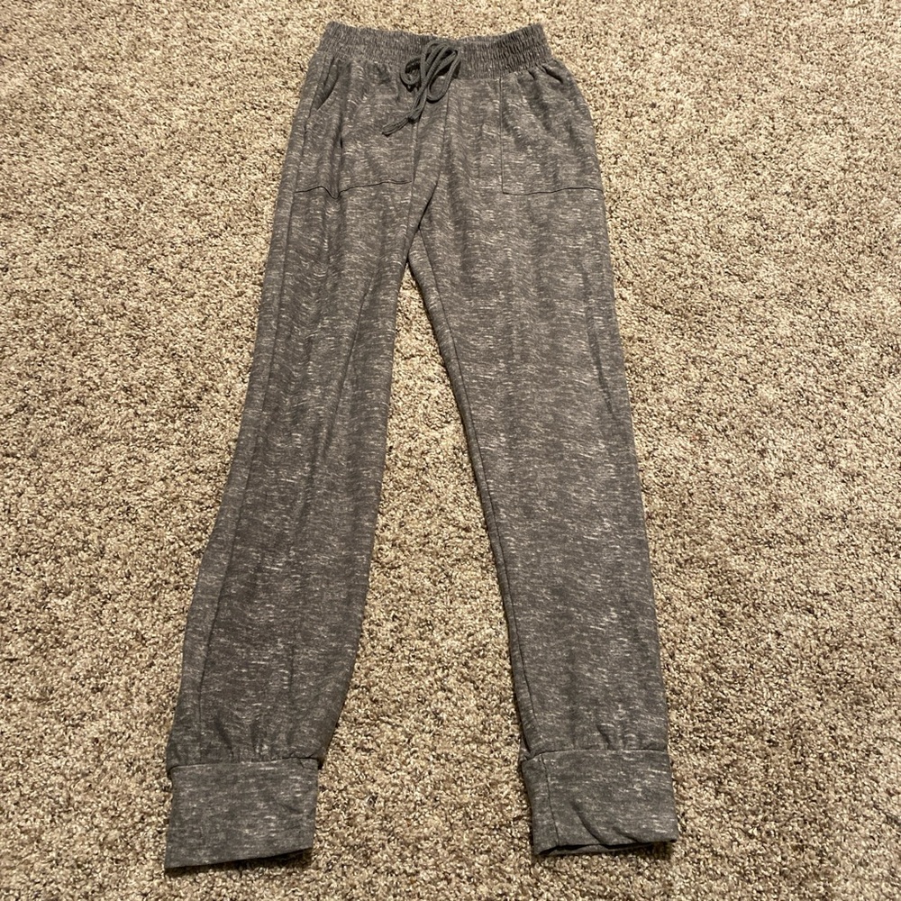 Girls Gray Jogger Pants